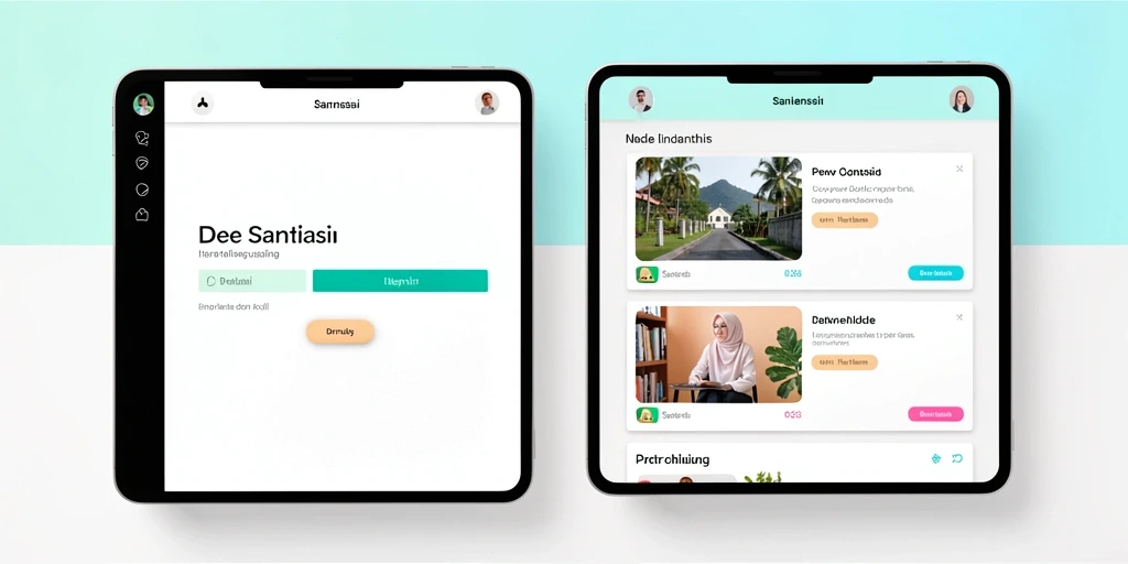 Tampilan antarmuka yang menarik dan user-friendly.