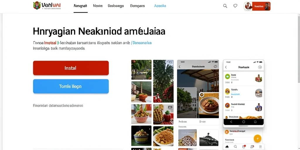 Tampilan awal permainan yang menarik perhatian.