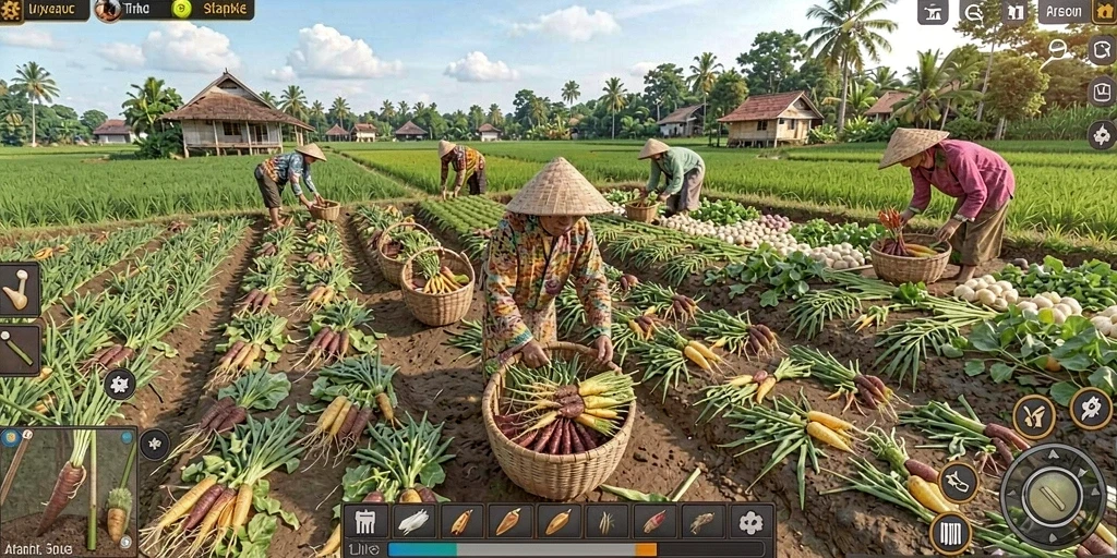 Screenshot aplikasi: Antarmuka permainan yang menarik.