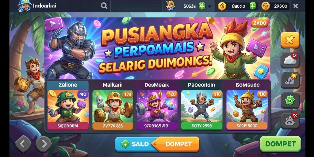 Tampilan grafis yang menakjubkan dalam game.