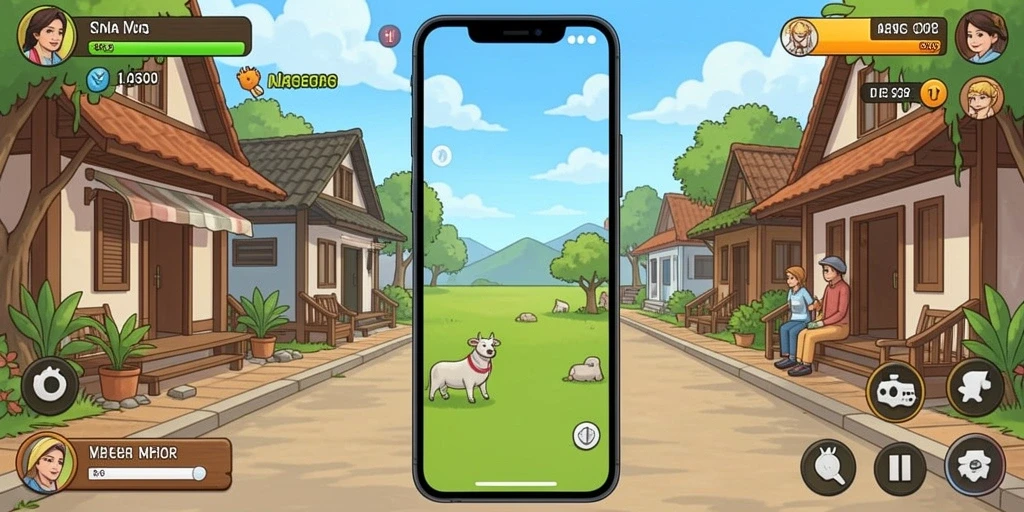 Tampilan awal game KITAWD yang menarik.