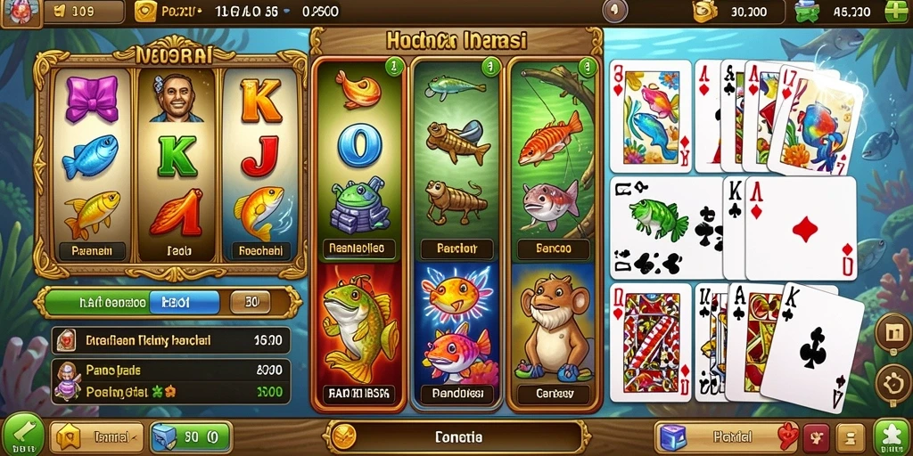 Tampilan awal permainan LUCKYDF yang menawan.