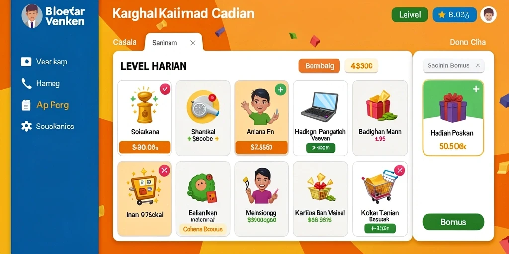 Tampilan antarmuka yang menarik dan responsif.