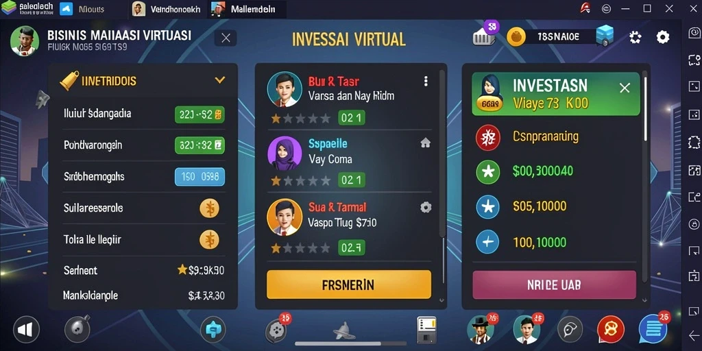 Tampilan antarmuka yang sederhana dan menarik.