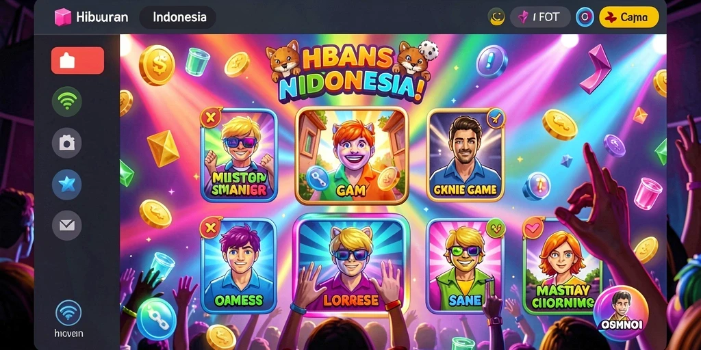Tampilan awal PAHAM777 yang menarik dan penuh warna.