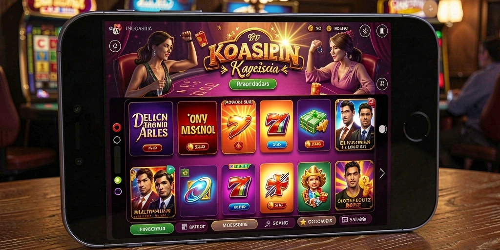 Screenshot aplikasi menunjukkan grafis yang menawan.