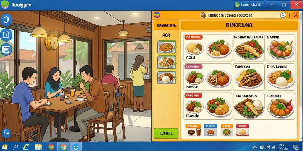Tampilan awal yang menarik dan intuitif.