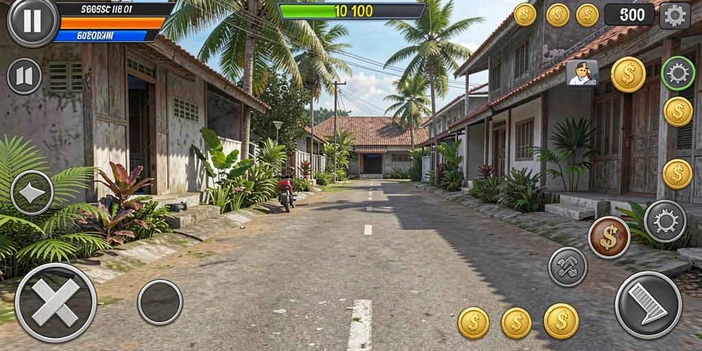 Tampilan permainan slot yang menarik dan berwarna.