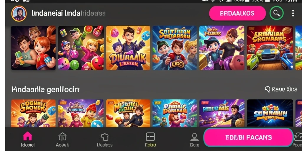 Tangkapan layar menunjukkan karakter utama yang siap bertarung.