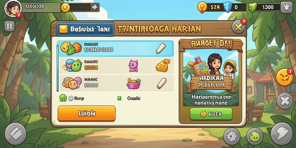 Tampilan antarmuka yang menarik dan user-friendly.